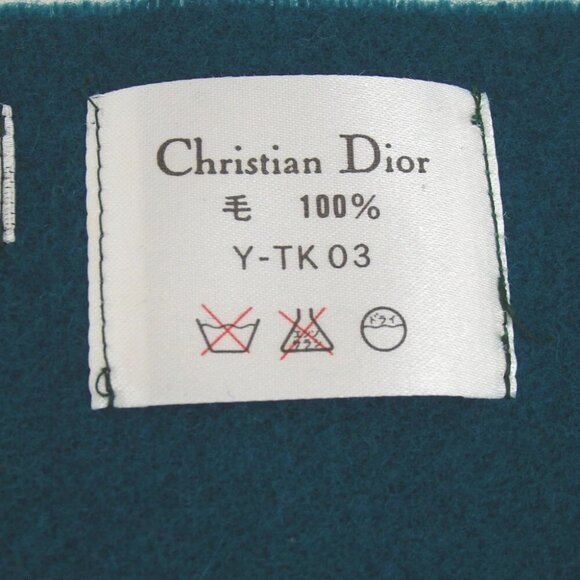 Authentic Christian Dior blanket scarf wool [Used] - Picture 8 of 8